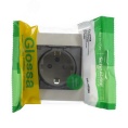 Розетка GLOSSA GSL000248 c/з с крышкой бежевый