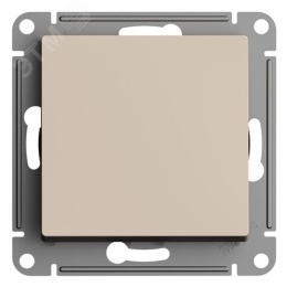 Переключатель AtlasDesign ATN001271 1кл,промеж, песочный, механизм