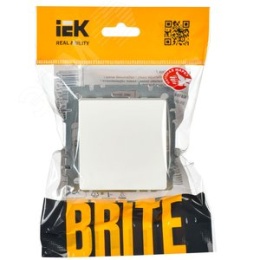 Выключатель IEK BRITE 1кл белый