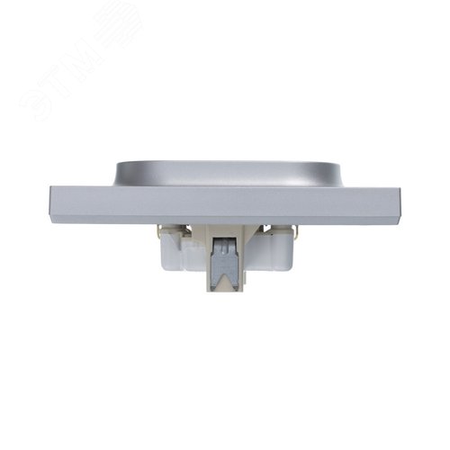 Розетка AtlasDesign ATN000324 2ая c/з механизм, алюминий