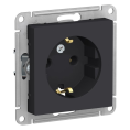 Розетка AtlasDesign ATN001043 с/з карбон, механизм