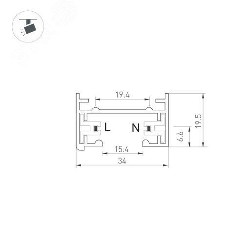 Пульт ARLIGHT 025030 SMART-R43-DIM 4 зоны
