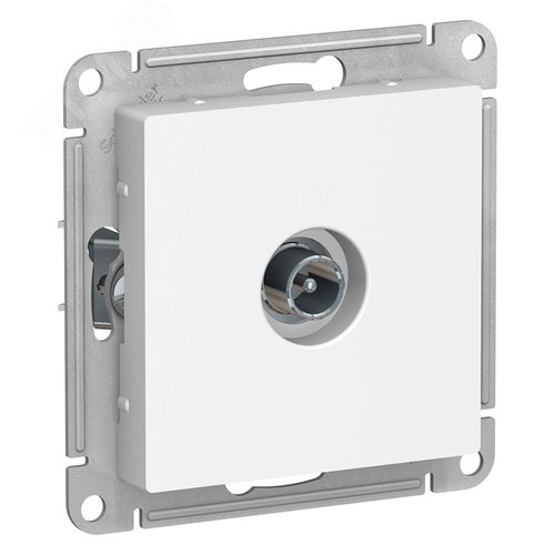 Розетка AtlasDesign ATN000191 TV, белый, механизм