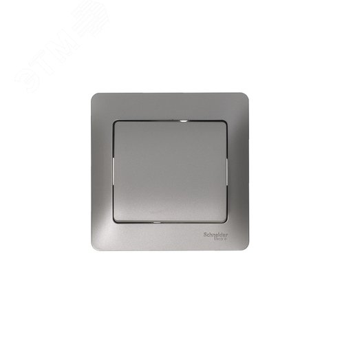 Переключатель GLOSSA GSL001261 1кл, механизм, платина