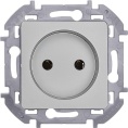 Розетка INSPIRIA 673712 2К 16А алюминий