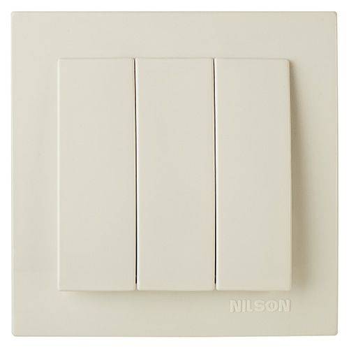 Выключатель NILSON 24121009 проходной СУ 2кл. крем