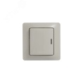 Выключатель GLOSSA GSL000213 1кл c подсв., бежевый