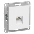 Розетка AtlasDesign ATN000186 RG45 кат 6А, белый, механизм