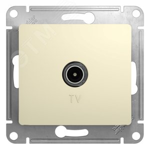 Розетка GLOSSA GSL000293 TV бежевый