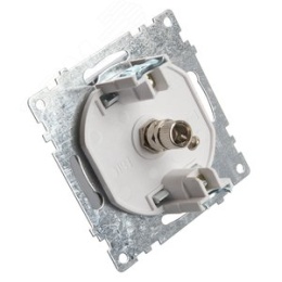 Розетка TV STEKKER GLS00-7108-03 серебро, (механизм) серия КАТРИН
