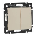 Legrand Valena 774305 выключатель 2кл сл.кость 