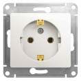 Розетка GLOSSA GSL000643 c/з, механизм, перламутр
