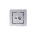 Розетка AtlasDesign ATN000389 TV+RG45, алюминий, механизм