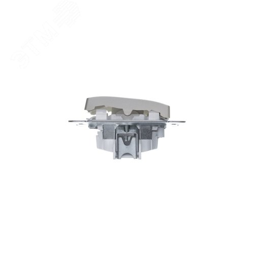 Выключатель GLOSSA GSL001253 2кл c подсв., платина