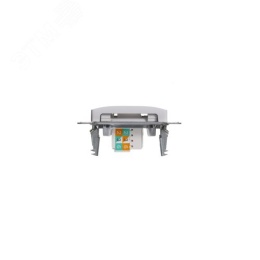Розетка GLOSSA GSL000185 RJ11*RJ45 в рамку белая