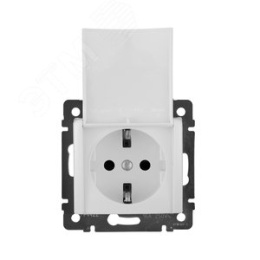 Legrand Valena 774422 Розетка 1к винты с крышкой белая 
