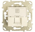 Розетка UNICA MGU5.421.18 RJ45 белая 