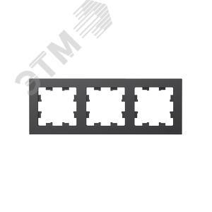 Рамка AtlasDesign ATN001403 3-ая базальт