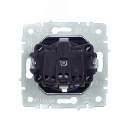 Розетка IEK BRITE 1-ная c/з маренго