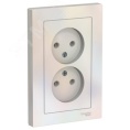 Розетка AtlasDesign ATN000420 2я б/з механизм, жемчуг
