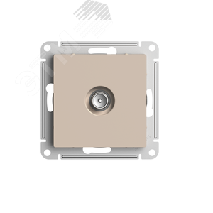 Розетка AtlasDesign ATN001293 TV песочный, механизм