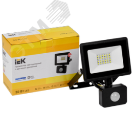 Прожектор IEK СДО-06 30Вт 220-240В 6500k 1600Лм IP54 c датчиком