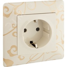 Legrand Valena-L 754111 рамка 1-пост Ампир бежевый
