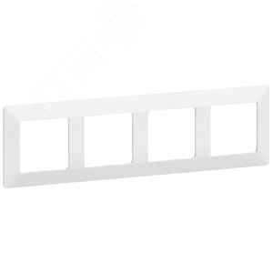 Legrand Valena-L 754004 рамка 4-поста белая