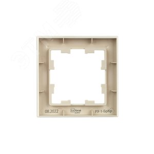 Рамка IEK BRITE 1пост бежевый
