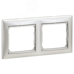 Legrand Valena 770152 Рамка 2П гор.Алюм. 