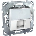Розетка UNICA MGU5.421.18 RJ45 белая 