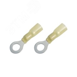 Наконечник REXANT 08-0059 кольцевой изолированный термоусаживаемый 4-6мм (RV 5.5-8)