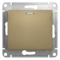 Выключатель GLOSSA GSL000413 1кл с подс., механизм, титан