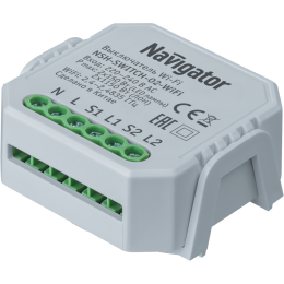Умный переключатель Navigator 82 633 NSH-SWITCH-02-WiFi