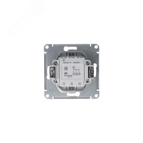 Выключатель GLOSSA GSL001231 3кл, механизм, платина