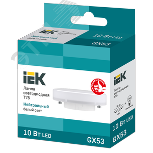 Лампа IEK LED10 10W 220V GX53 4000K