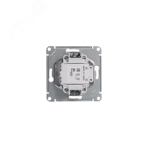 Выключатель GLOSSA GSL000113 1кл с подсв., белый