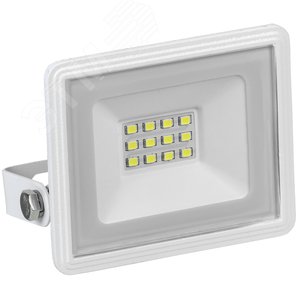 Прожектор IEK СДО06-10 10W 6500k белый корпус