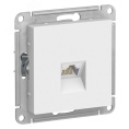 Розетка AtlasDesign ATN000183 RG45, белый, механизм