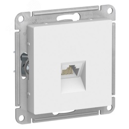 Розетка AtlasDesign ATN000183 RG45, белый, механизм