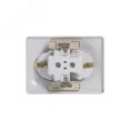 Розетка GLOSSA GSL000124 2-ая с/з белый