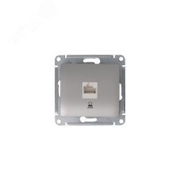 Розетка GLOSSA GSL001281К RJ45