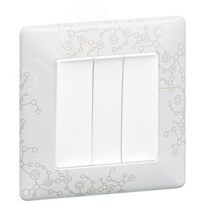 Legrand Valena-A 755035 клав. выкл 3кл белый