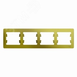 Рамка GLOSSA GSL001004 4поста фисташка