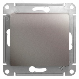 Переключатель GLOSSA GSL001261 1кл, механизм, платина