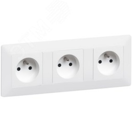 Legrand Valena-L 754003 рамка 3-поста белая