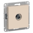 Розетка AtlasDesign ATN000293 TV, бежевый, механизм