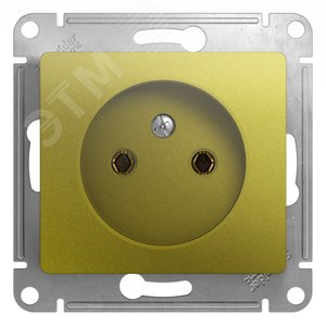 Розетка GLOSSA GSL001041 б/з в рамку фисташка