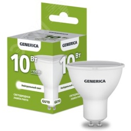 Лампа GENERICA LED10 10W GU10 4000k