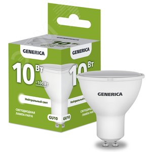 Лампа GENERICA LED10 10W GU10 4000k